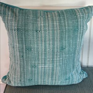 Woven oversize throw pillow